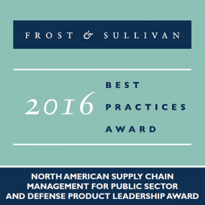 Frost & Sullivan Best Practices Award 2016 for One Network's SCM solution