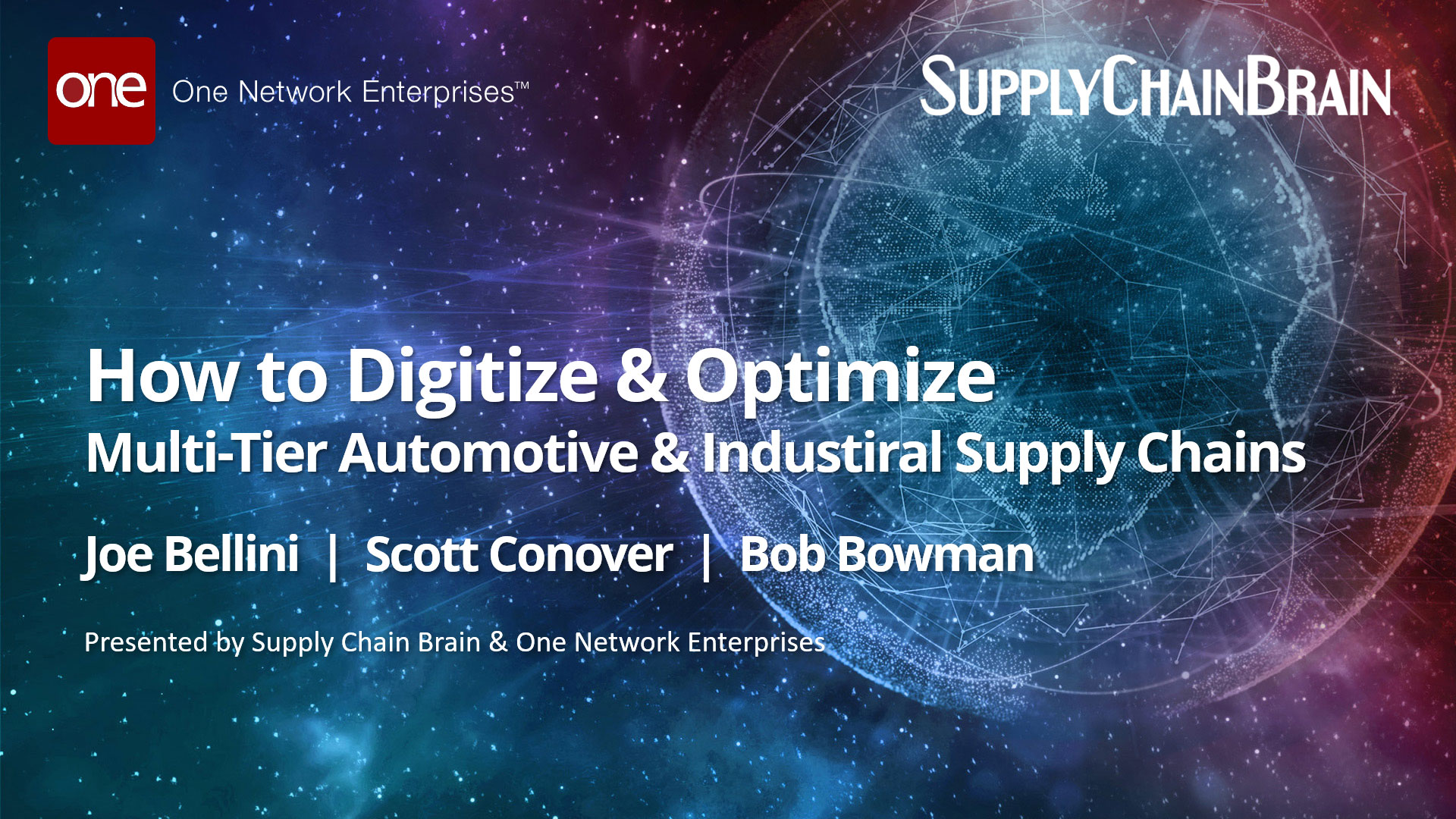 Download the Presentation: Optimizing Multi-Tier Supply Chain Networks