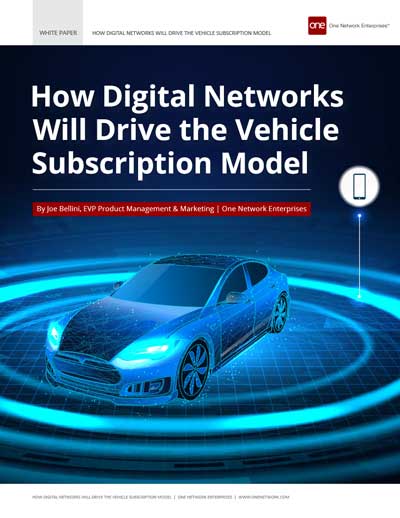 How Digital Networks Will Drive the Automotive Vehicle Subscription Model