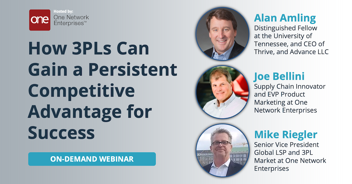 How 3PLs Can Gain a Persistent Competitive Advantage with Alan Amling
